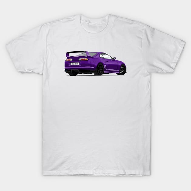 Purple Turbo T-Shirt by icemanmsc